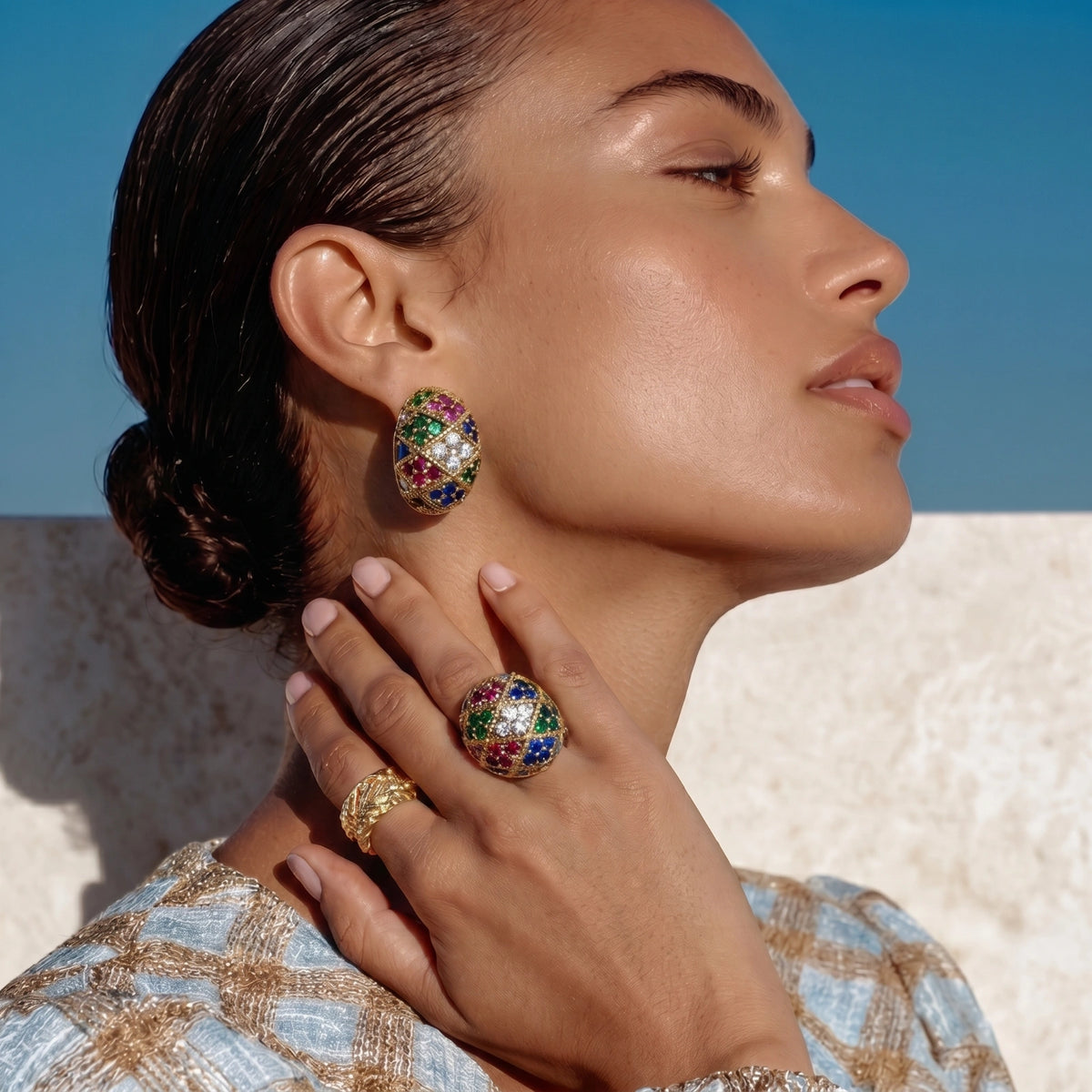 Bague Mosaïque impériale
